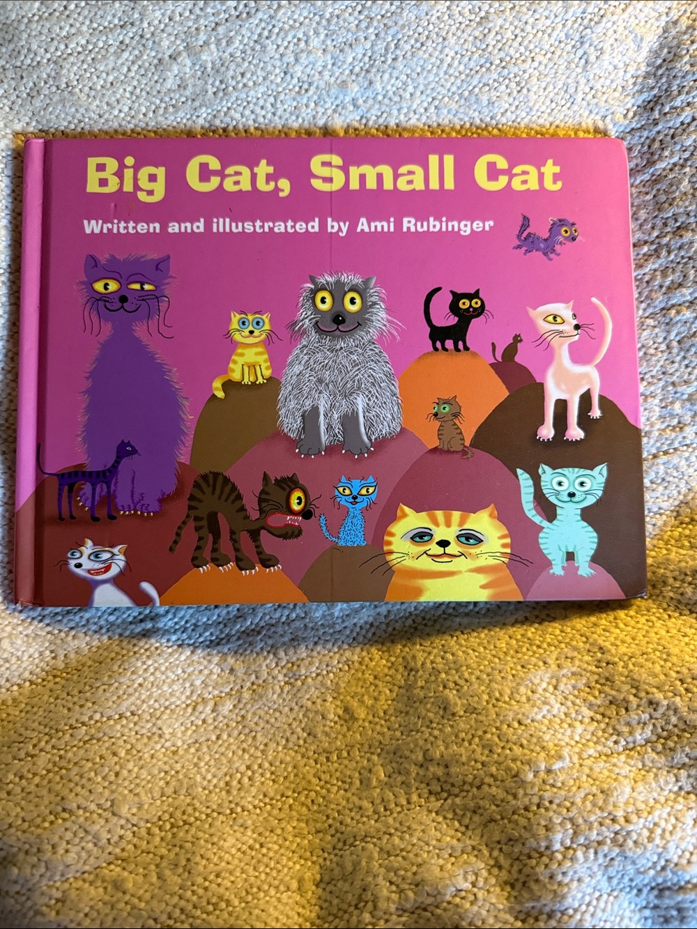 Big Cat, Small Cat by - Pink Children’s Picture Book